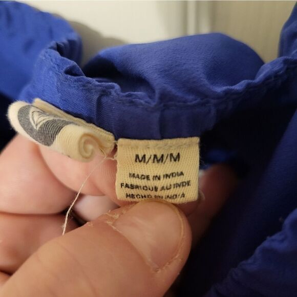 Roxy blue/white/black strapless dress  - Picture 3 of 6